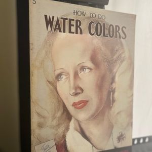 Vintage: How To Do Water Colors By Walter Foster